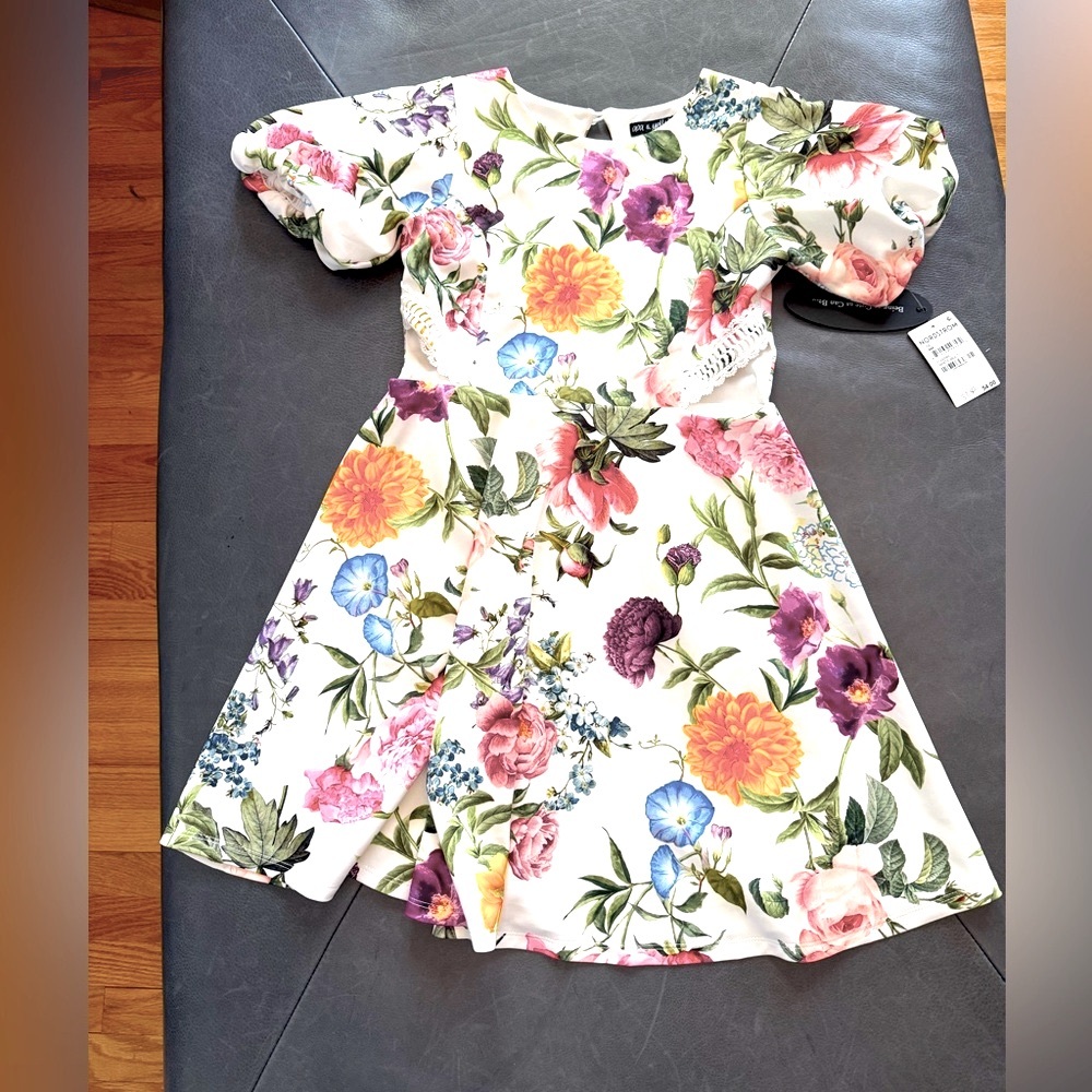 Ava & Yelly Kids Dress- popular pattern with cutouts. Quality Nordstrom dress